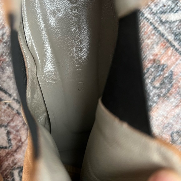 Dear Frances suede booties lucite heel - Picture 8 of 11